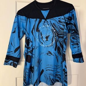 Sombrio Noble 3/4 sleeve Jersey Size Small, Blue